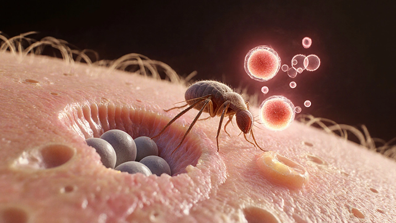 How Sarcoptes scabiei Triggers Allergies and Skin Sensitivities