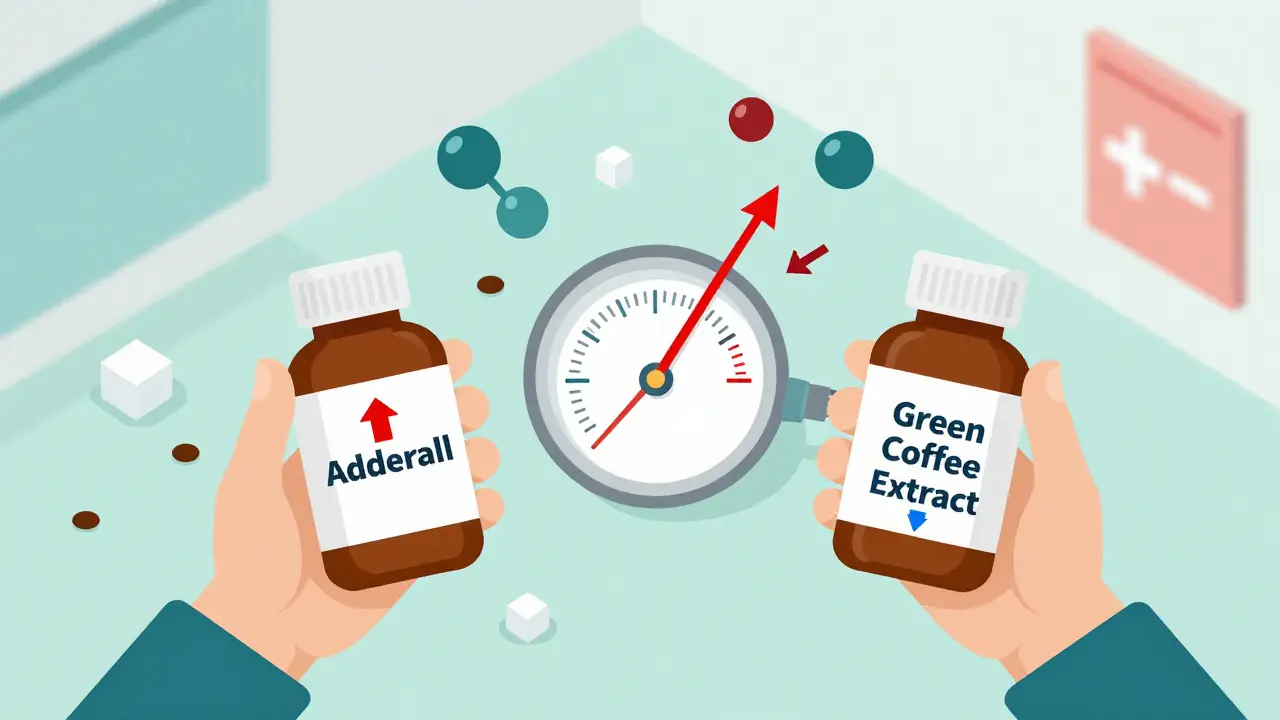 Green Coffee Extract and Stimulant Medications: What You Need to Know About Blood Pressure Risks