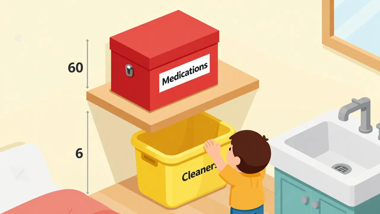 How to Separate Household Chemicals from Medication Storage for Safety