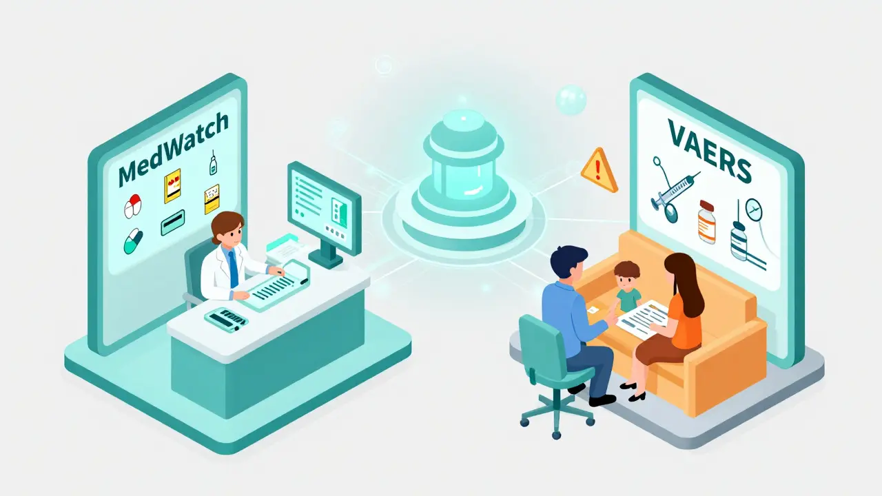 MedWatch vs VAERS: How the FDA and CDC Track Drug and Vaccine Side Effects