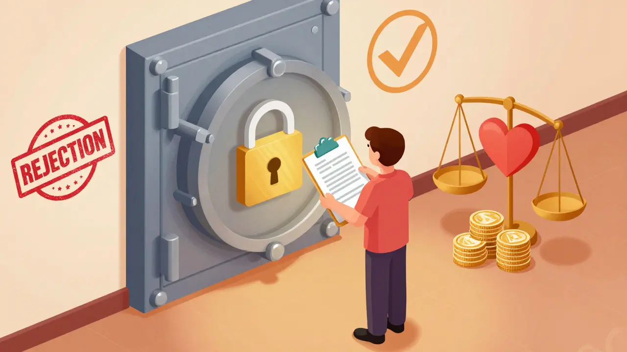 Patient filing insurance exception request