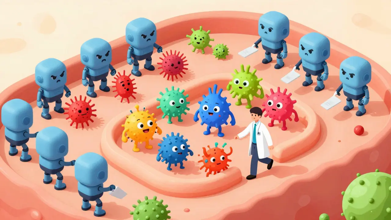 Probiotics with Antibiotics: Timing to Reduce Side Effects