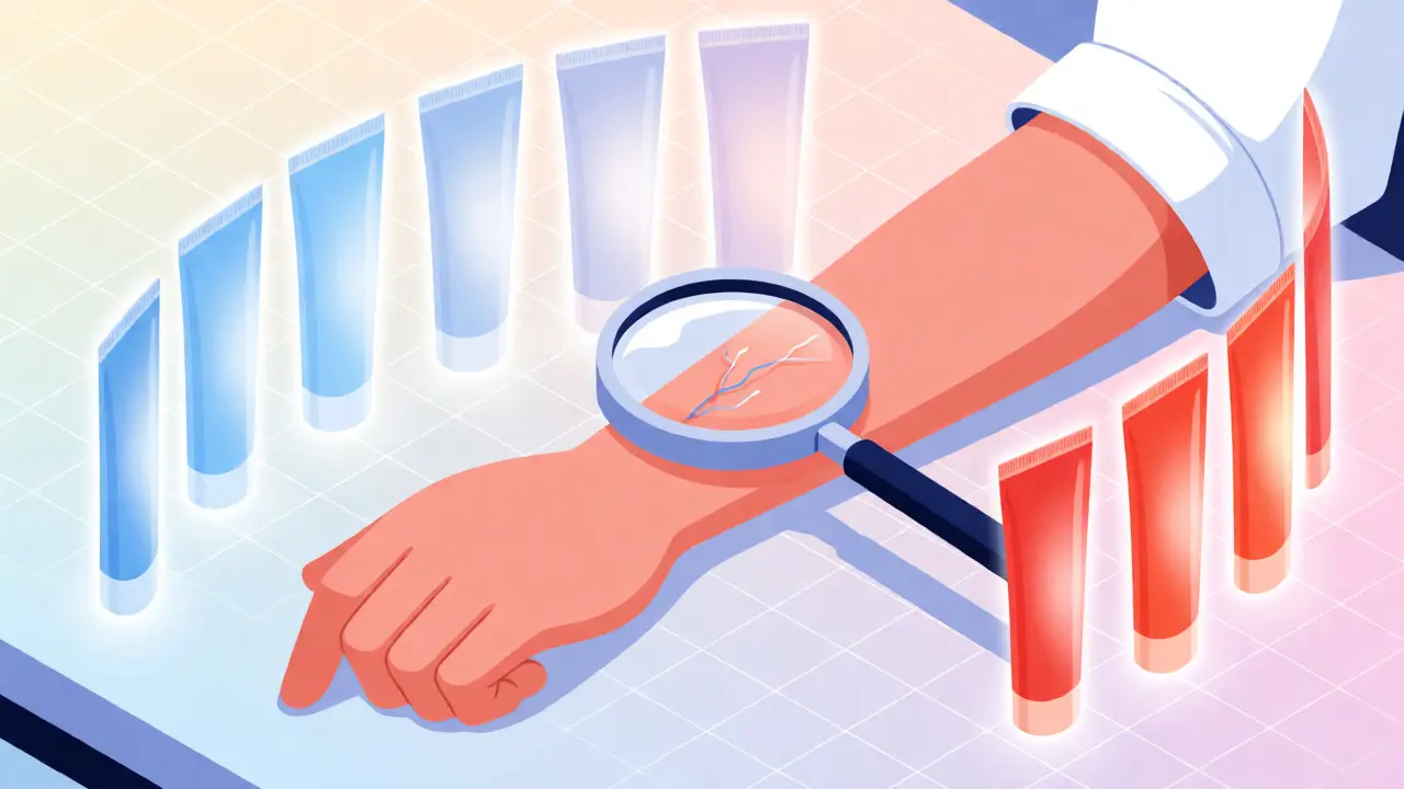 Topical Steroid Potency Chart: How to Pick the Right Strength and Avoid Skin Damage